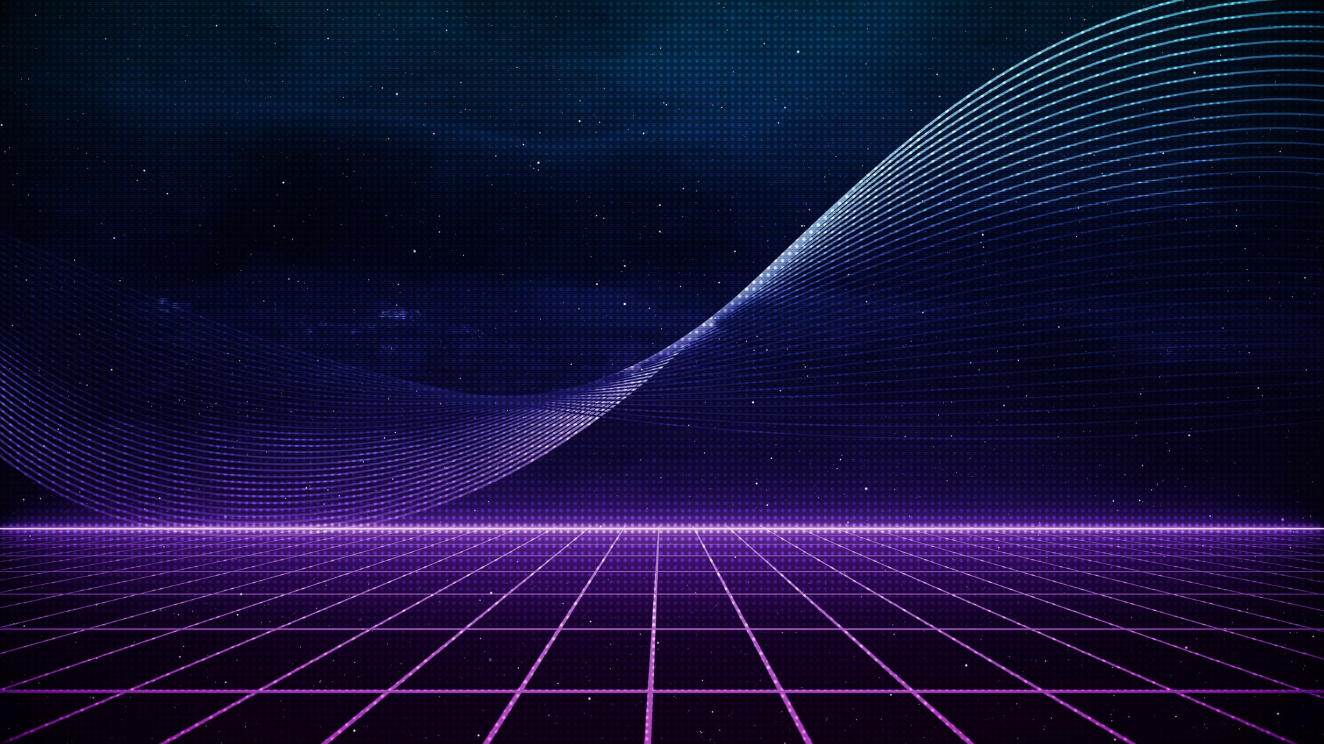 Retro Cyberpunk Style Background