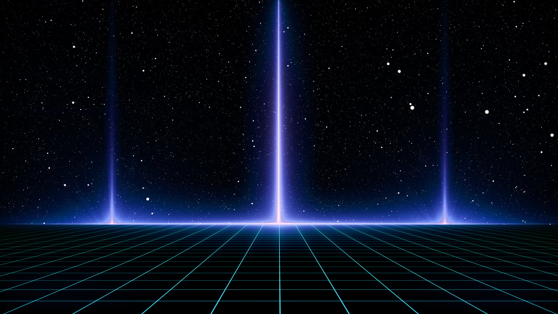 Retro Futuristic Background
